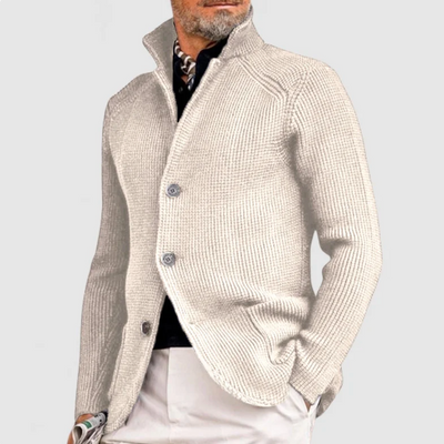 Lars | Tidlös texturerad cardigan