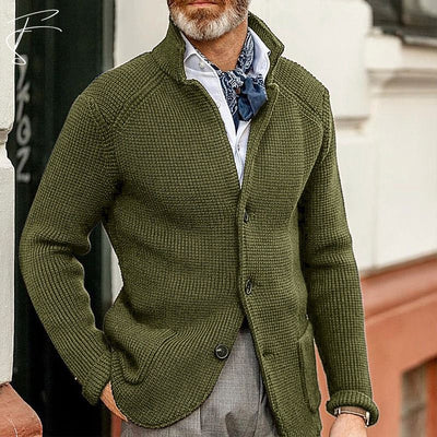 Lars | Tidlös texturerad cardigan